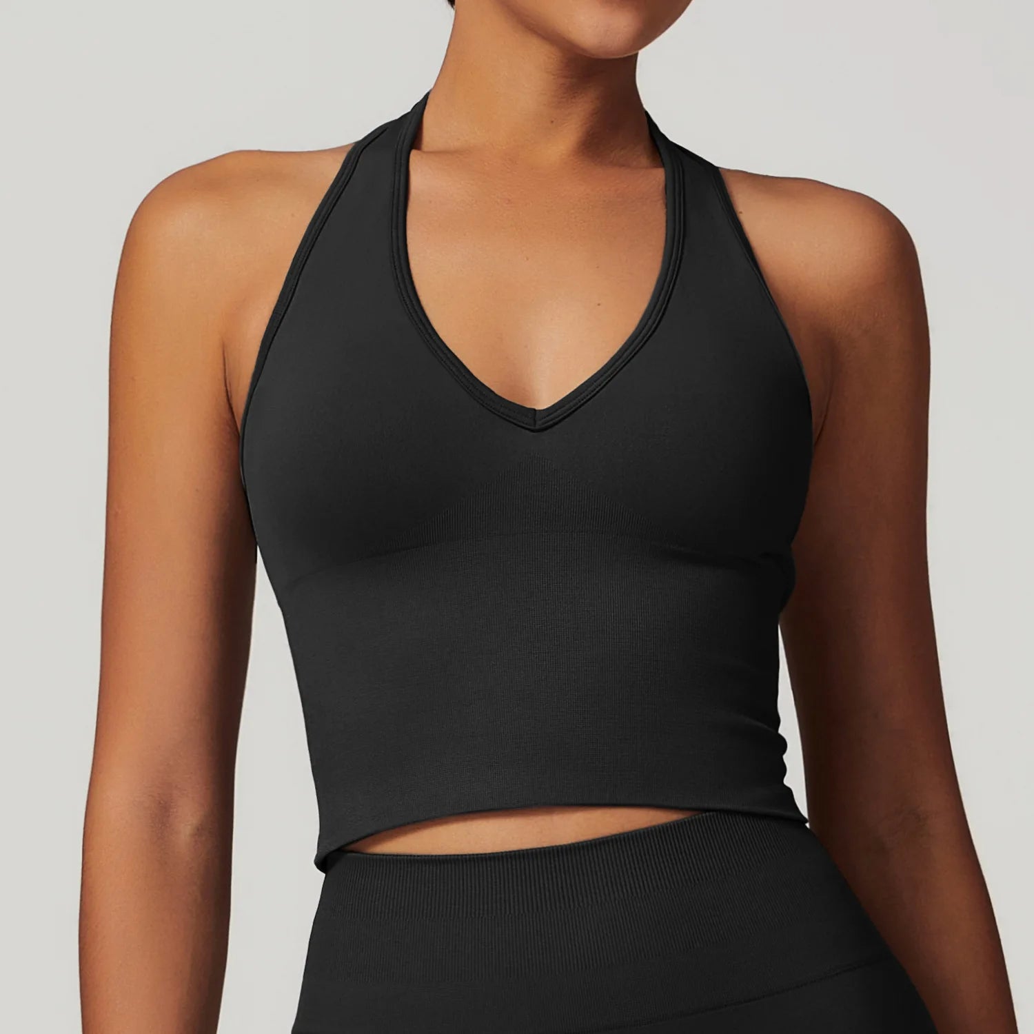 Tiana - Halterneck Crop Top