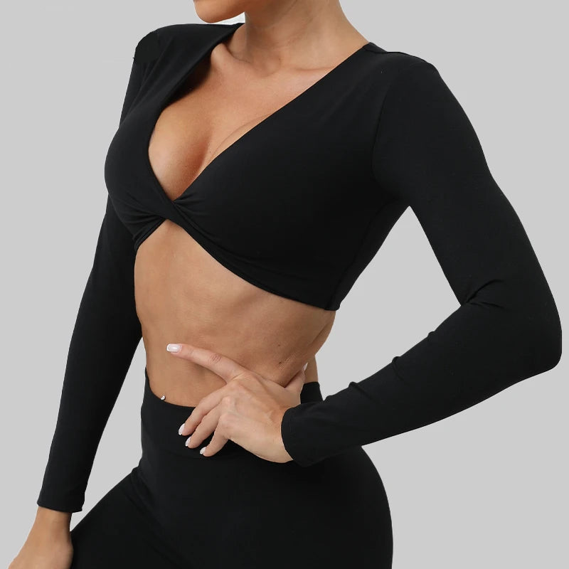 Jovana CropTop - Langarm