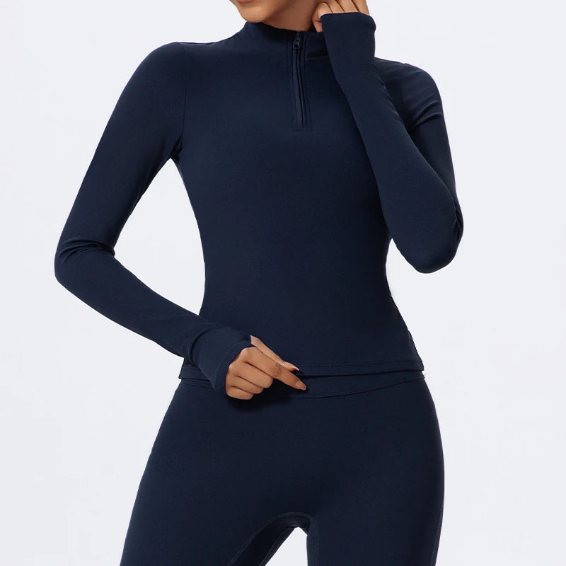 Liva Zip Top Langarm