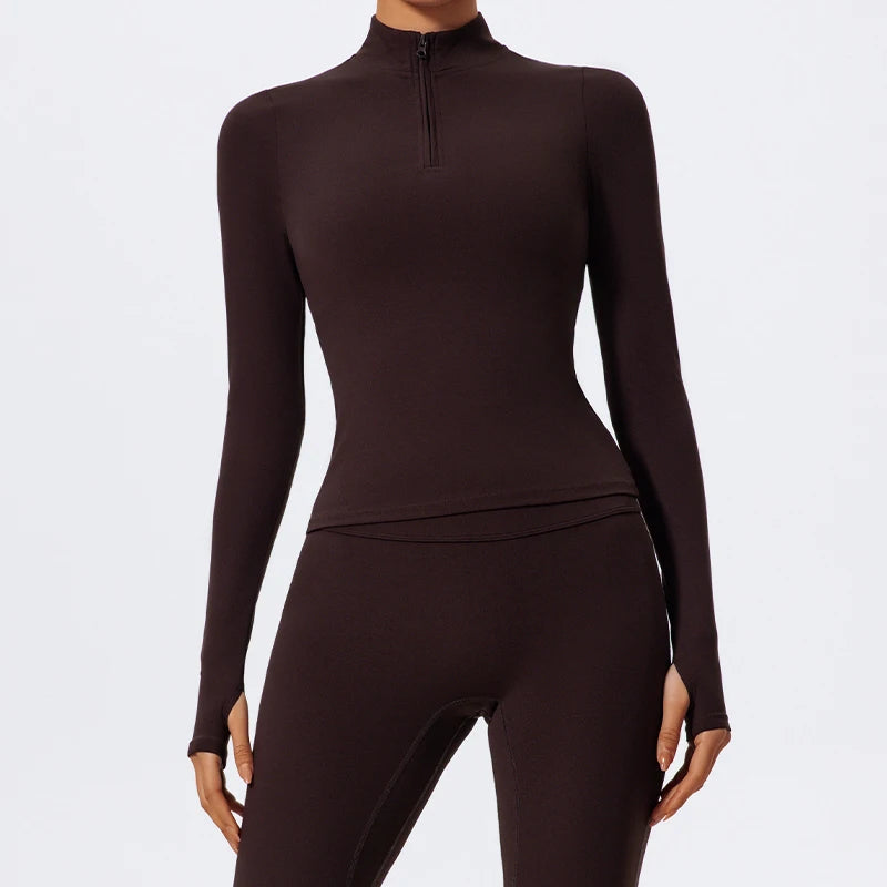 Liva Zip Top Langarm