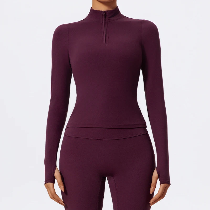 Liva Zip Top Langarm