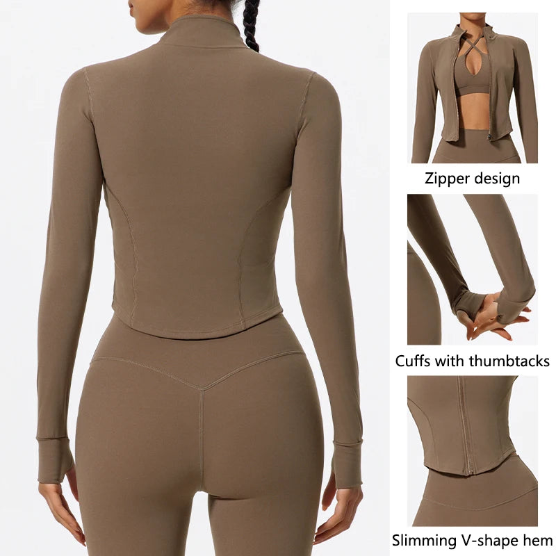 Kira Yoga Zip Jacke