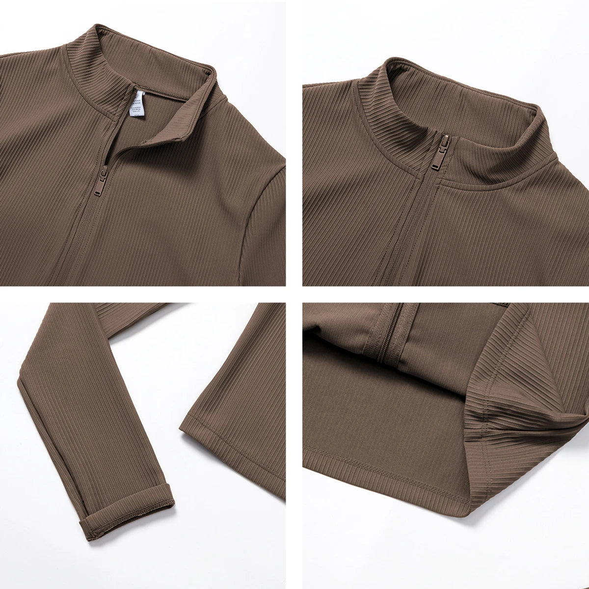 Rea - Enganliegende Jacke gerippt