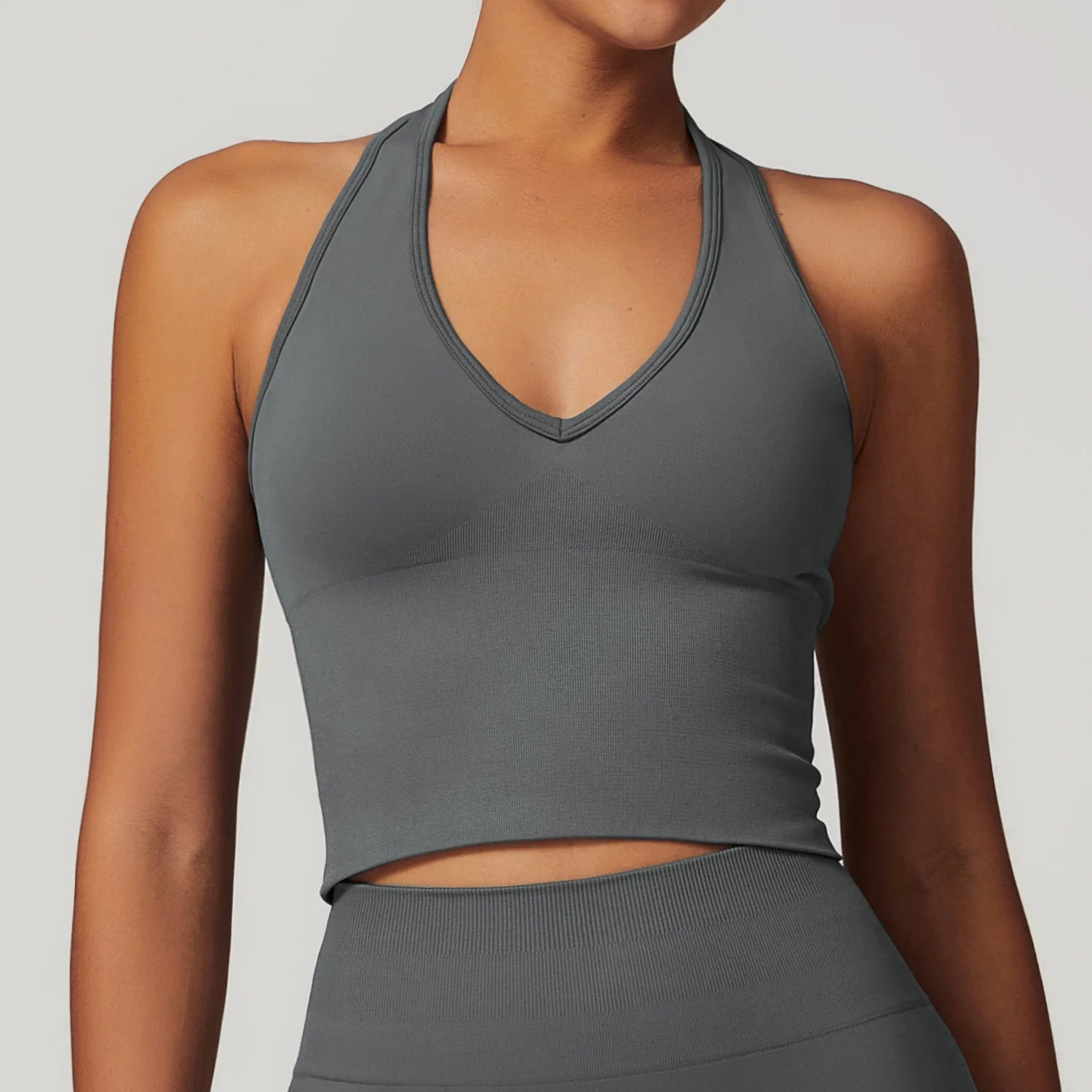 Tiana - Halterneck Crop Top