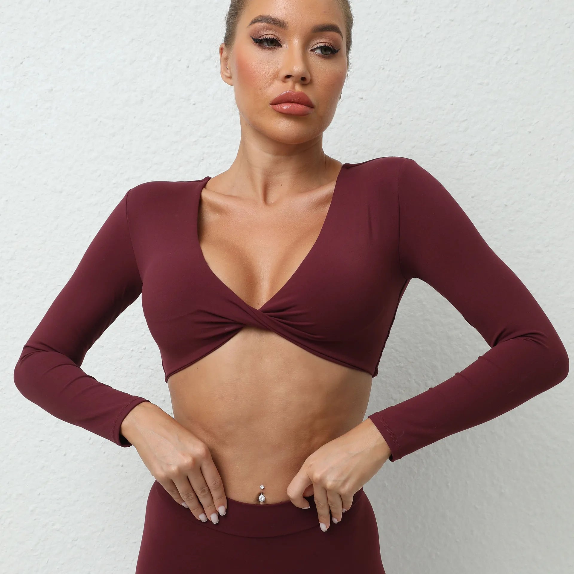 Jovana CropTop - Langarm